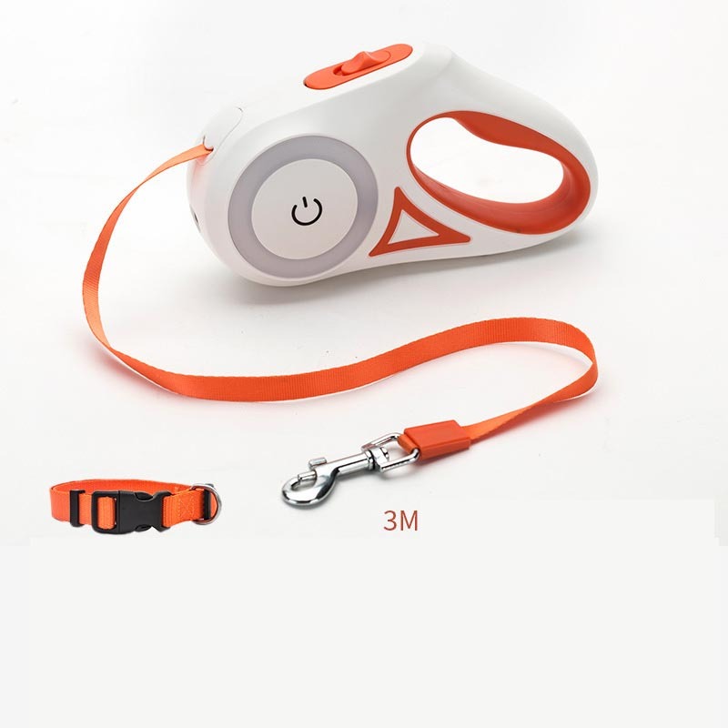 Retractable Dog Leash & Collar