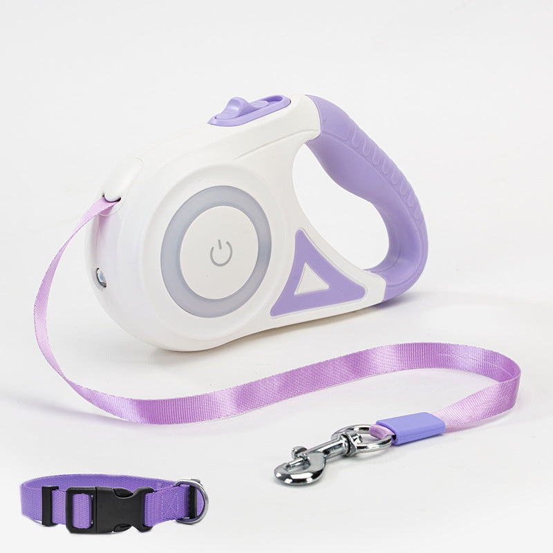 Retractable Dog Leash & Collar