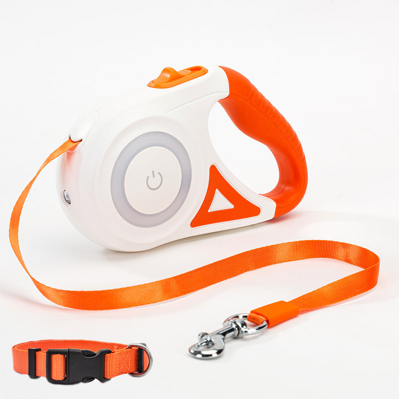 Retractable Dog Leash & Collar